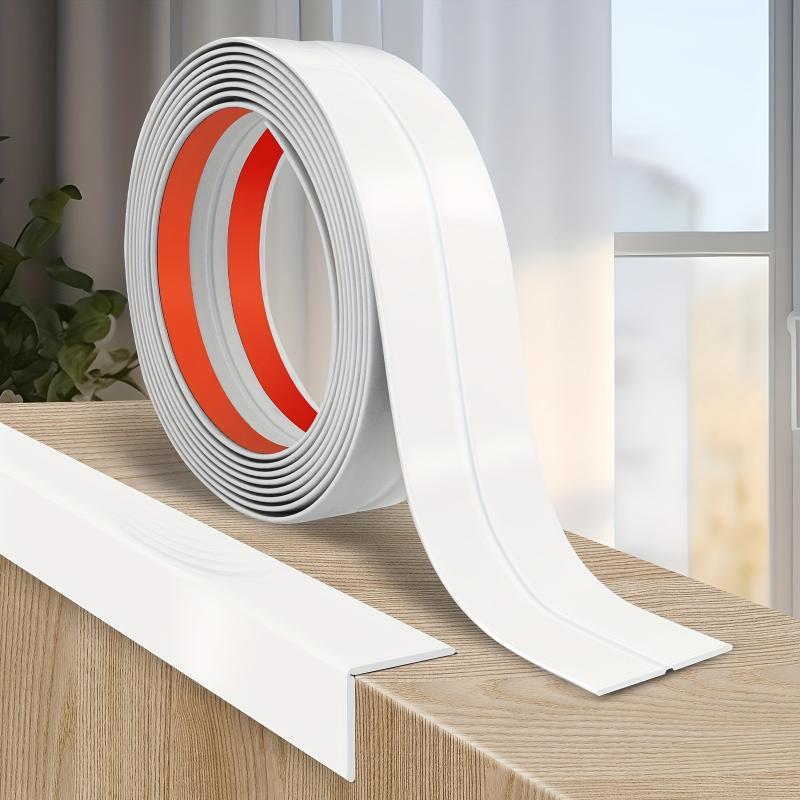 Baseboard Molding Trim - 1Roll 3meterx2cm Pita PVC Perekat Diri