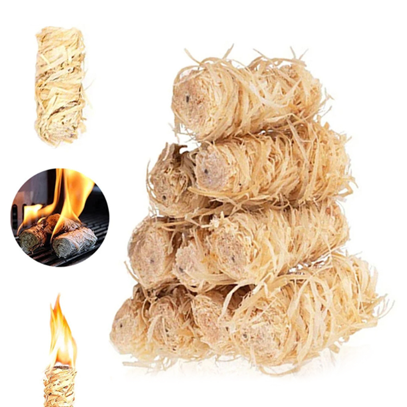 Wood Filler Stick - 30/60/100/120PCS Lilin Pemantik Api Alami dari