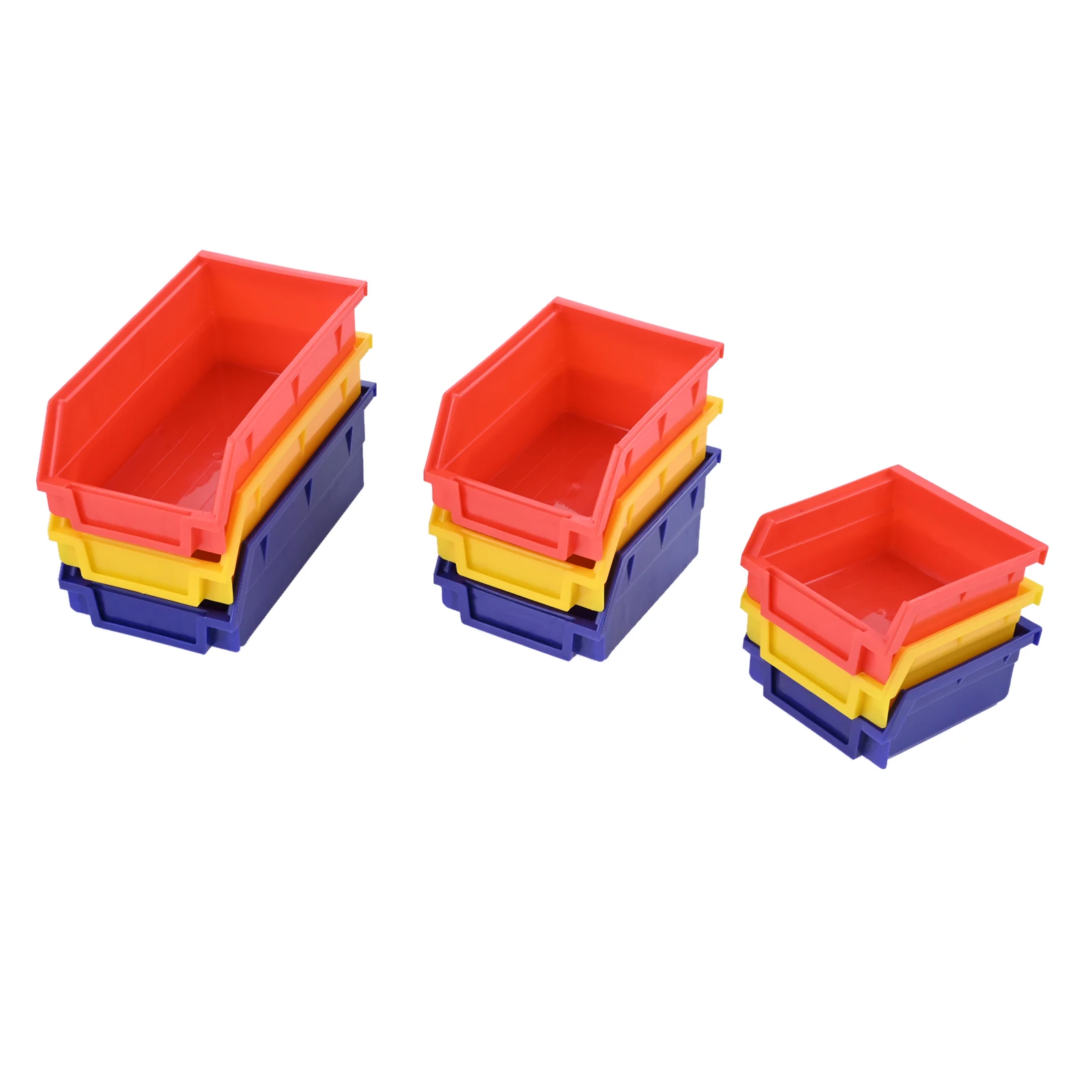 Home Improvement Binford Tools - 10 buah alat penyimpanan Stackable, suku