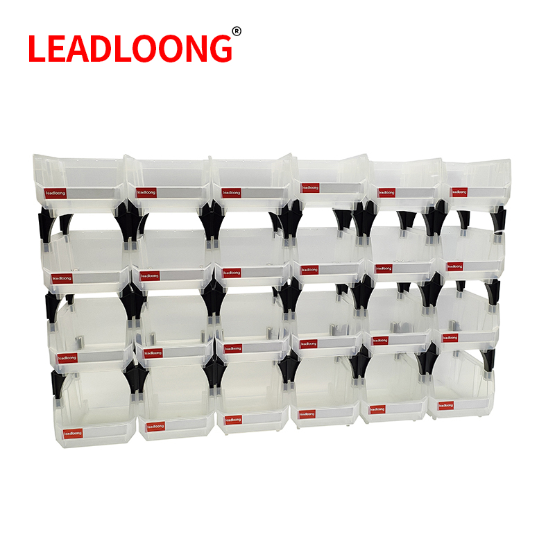 Home Improvement Binford Tools - LEADLOONG wadah transparan 6/24 buah Bin.