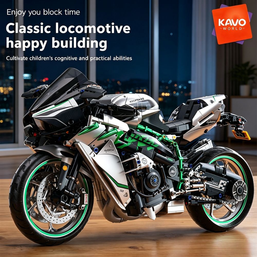 Home Improvement Boys - KAVOWORLD 1:5 Blok Bangunan Sepeda Motor