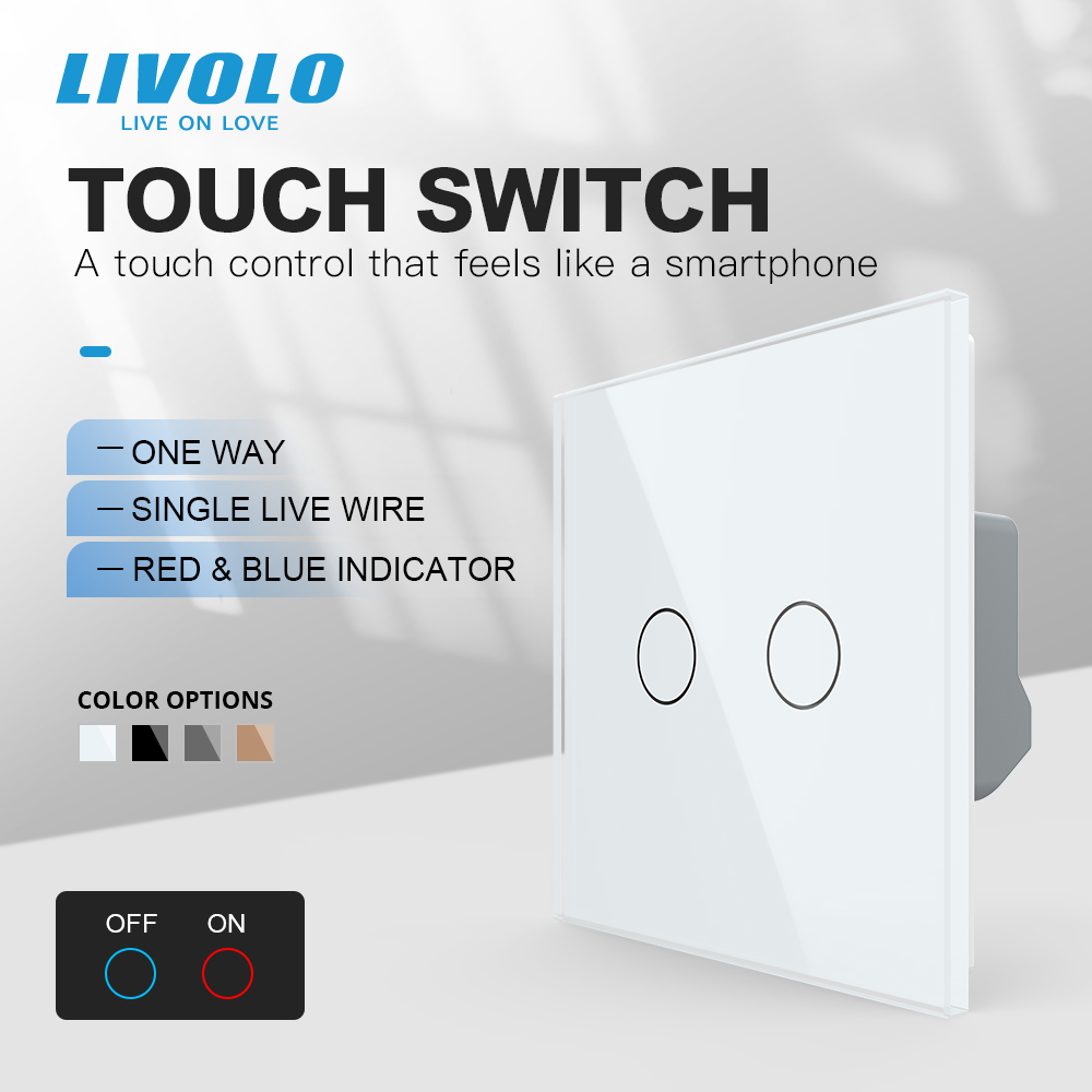 Home Improvement Years - LIVOLO sakelar dinding Sensor sentuh standar