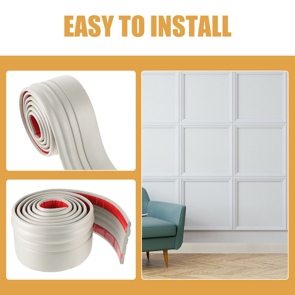 1 Rol Lis Sudut Dinding TV Per - Baseboard Molding Trim ulasan dan harga