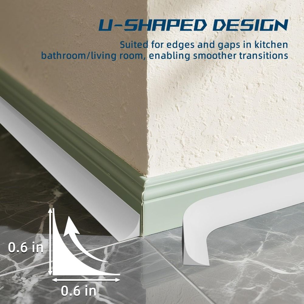 Lis Silikon Bulat Setengah Lin - Baseboard Molding Trim ulasan dan harga