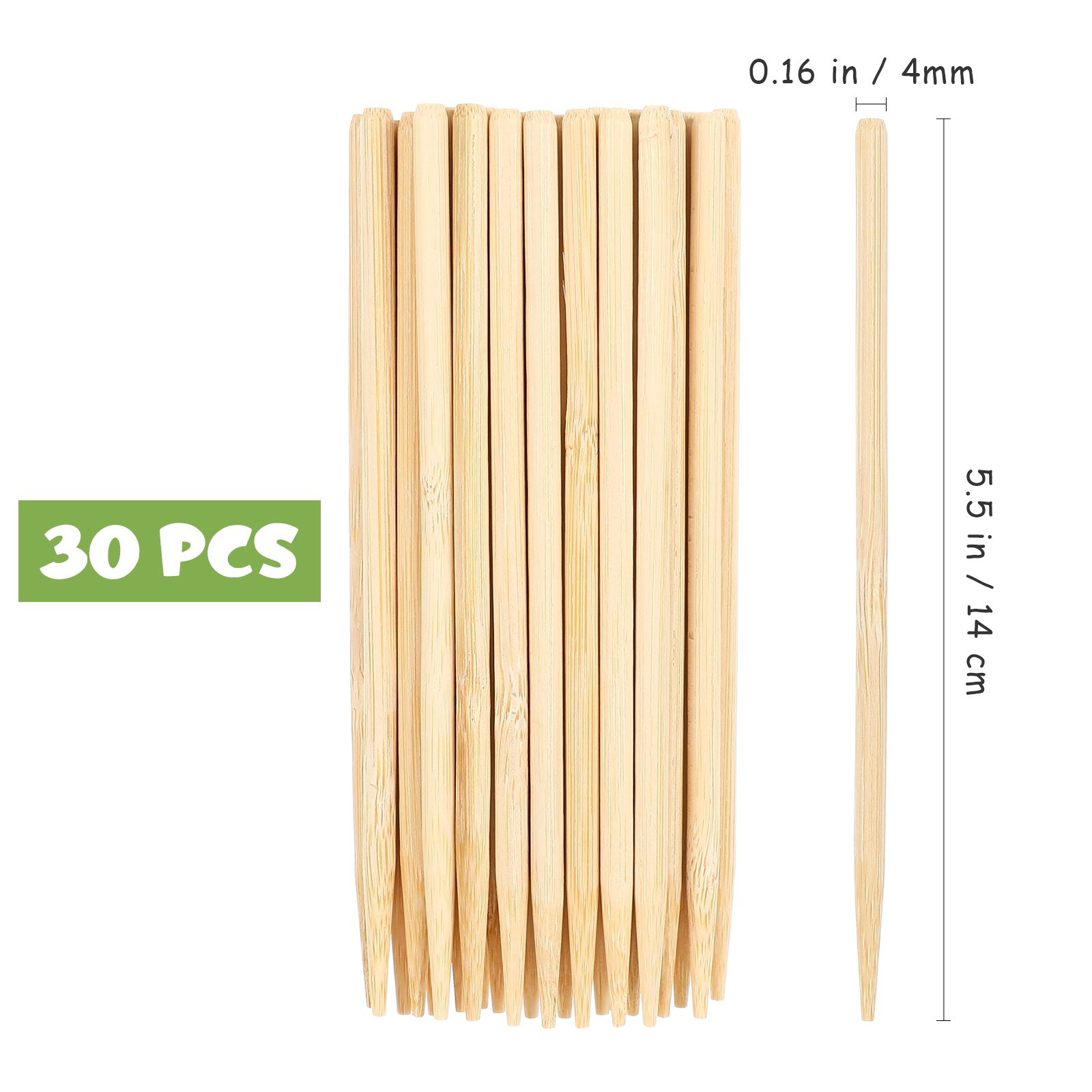 30 Buah Stik Lilin Pena Bambu  - Wood Filler Stick ulasan dan harga