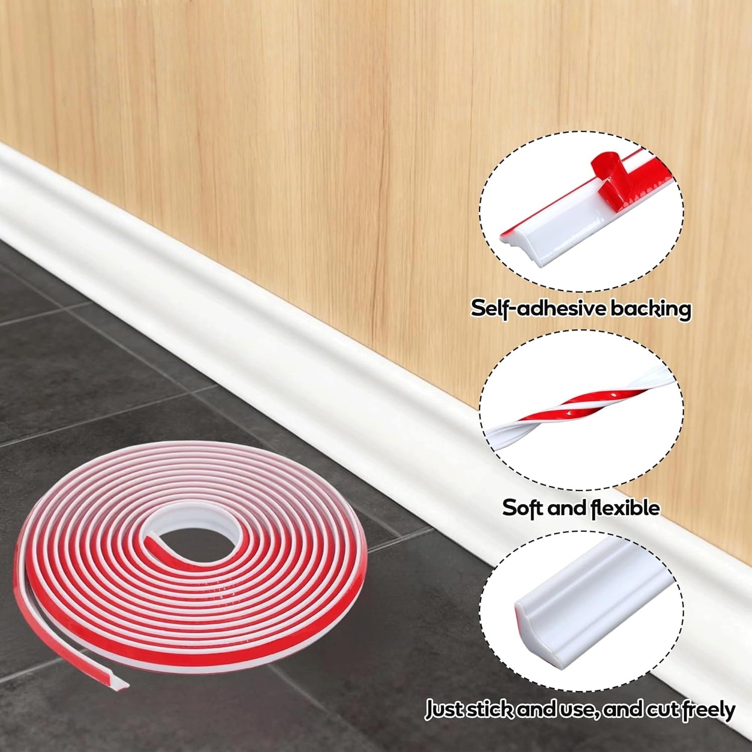 1pc Lis Dekorasi Dinding Bahan - Baseboard Molding Trim ulasan dan harga